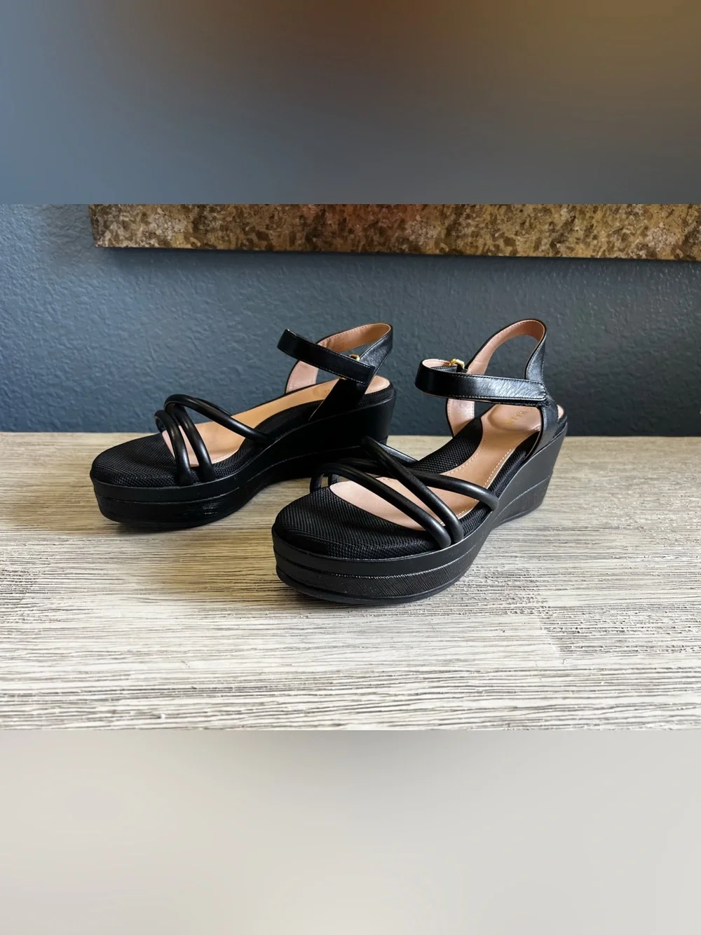 Cole Haan Grand Ambition Addison Flatform Wedge Sandals